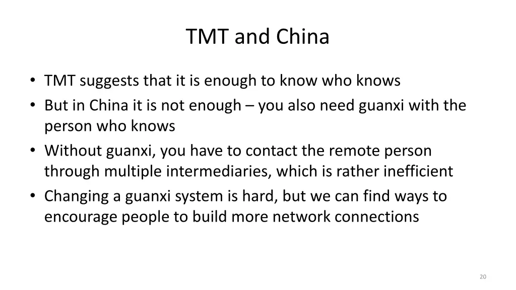 tmt and china