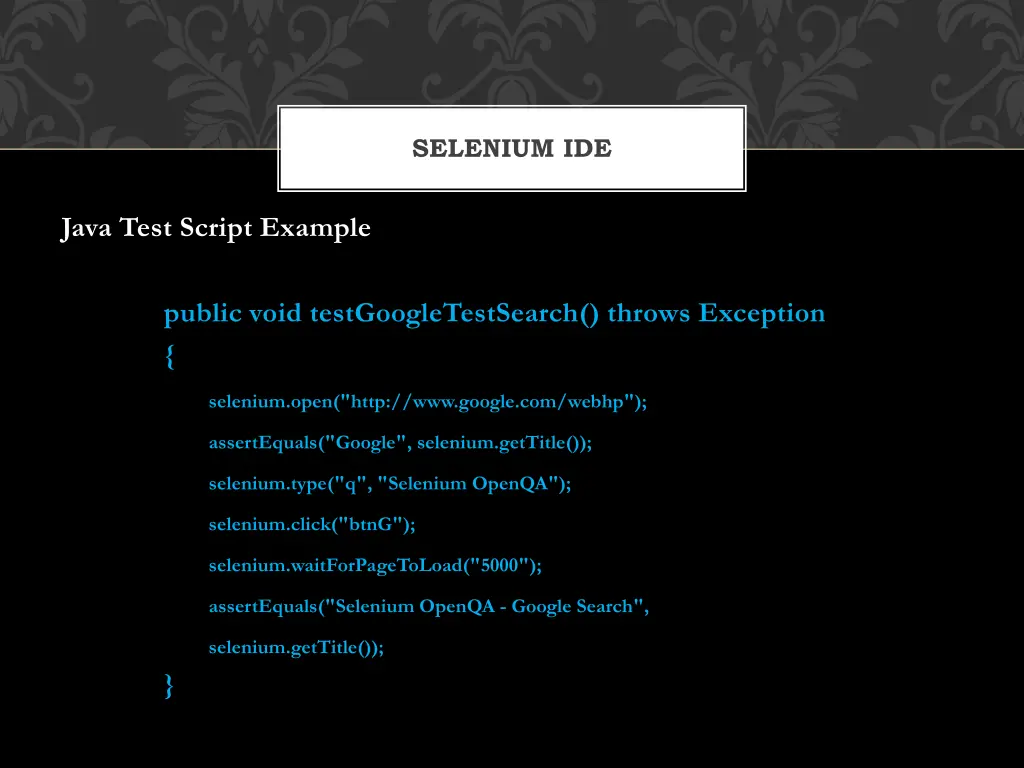 selenium ide 13
