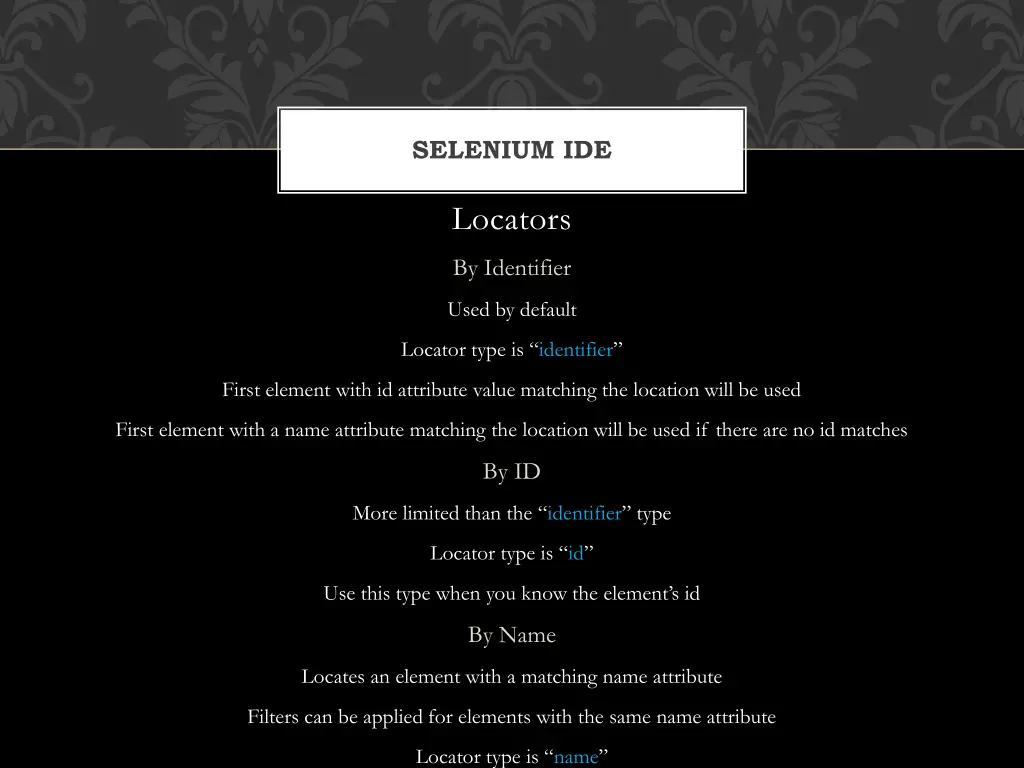 selenium ide 7