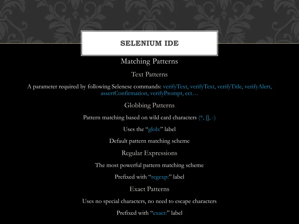 selenium ide 9