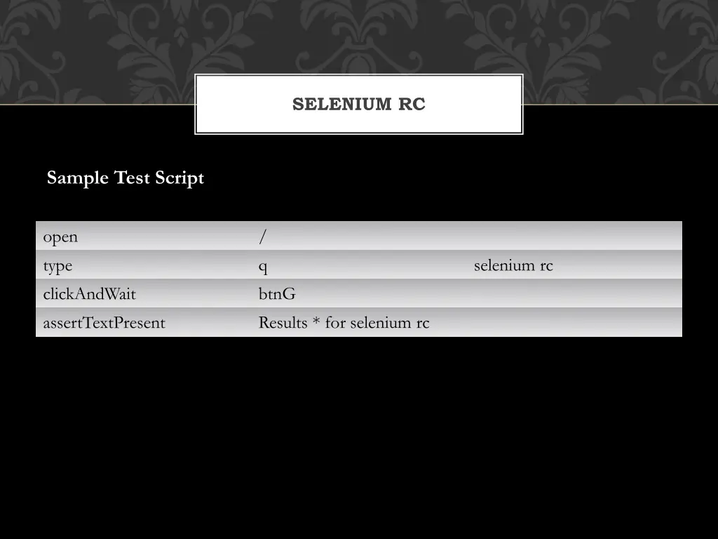 selenium rc 2