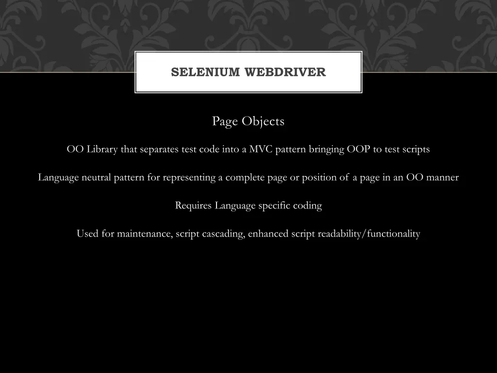 selenium webdriver 2