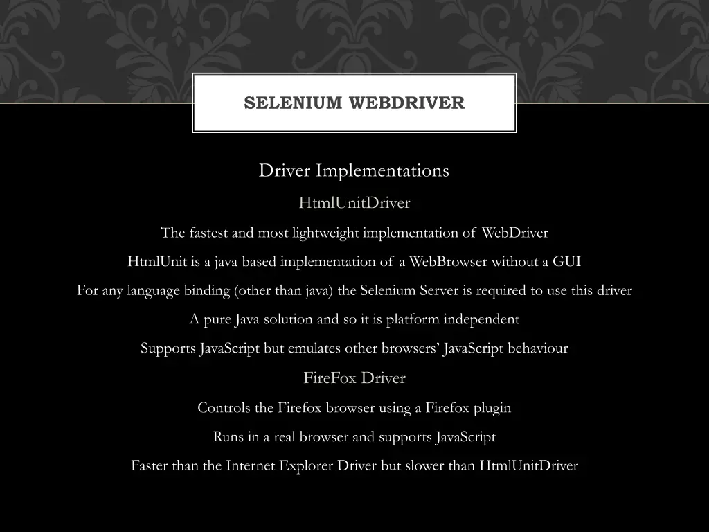 selenium webdriver 5