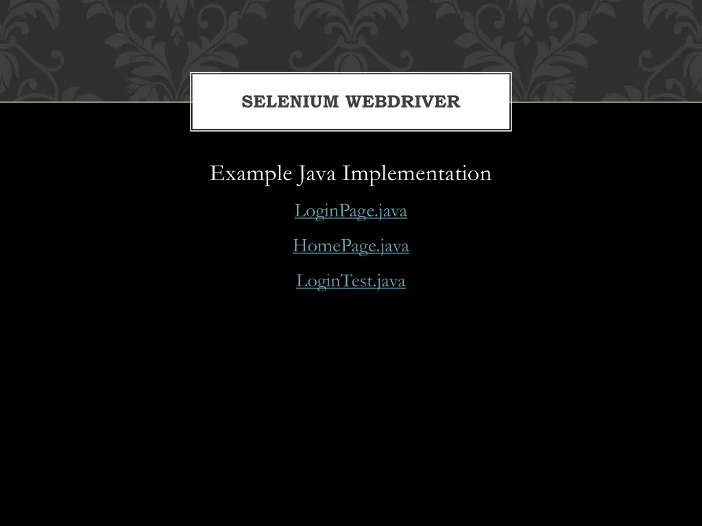selenium webdriver 9