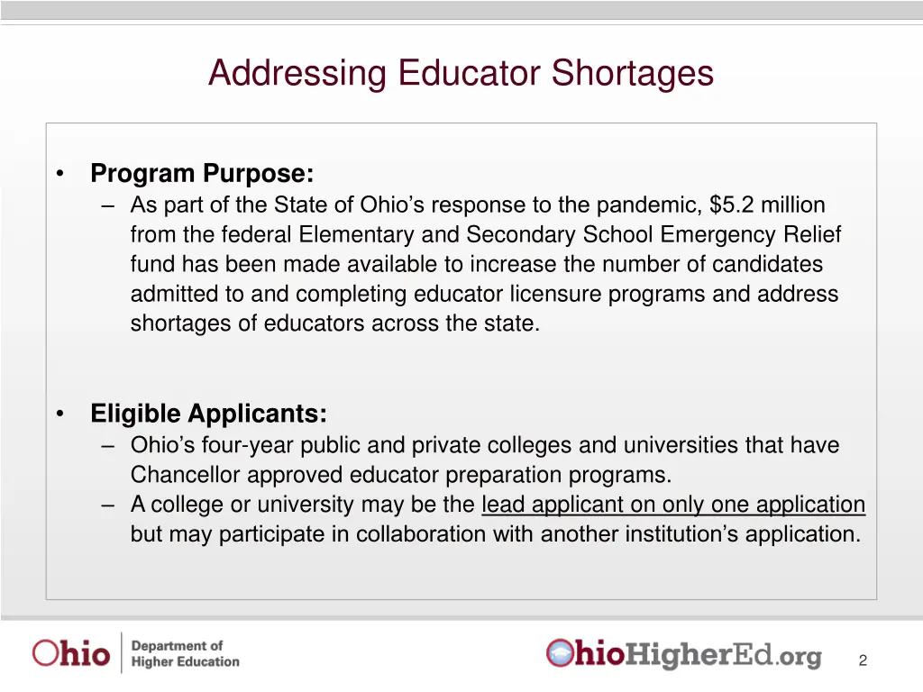 addressing educator shortages