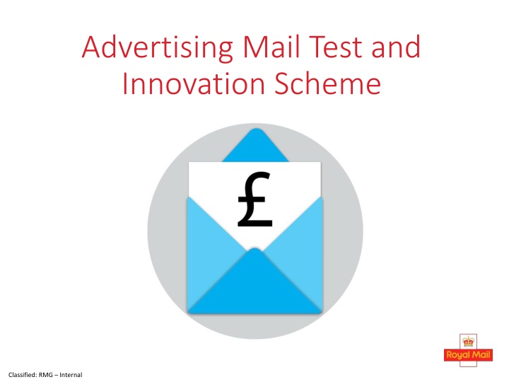 advertising mail test and innovation scheme