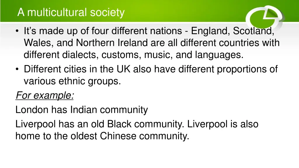 a multicultural society