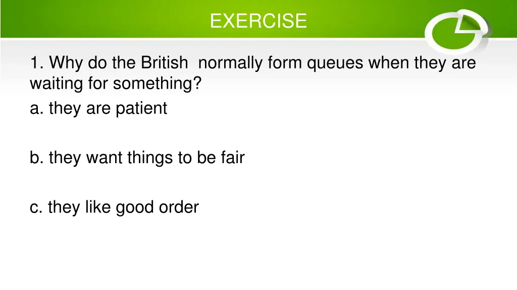 exercise