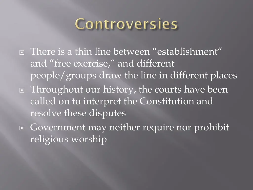 there is a thin line between establishment
