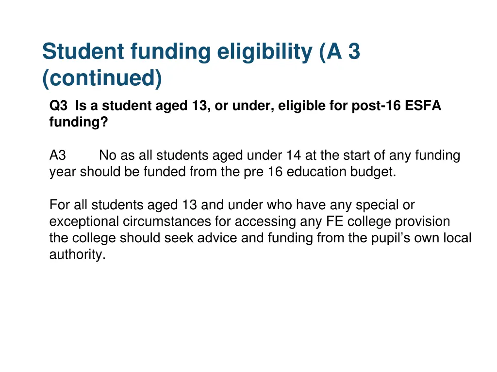 student funding eligibility a 3 continued 1