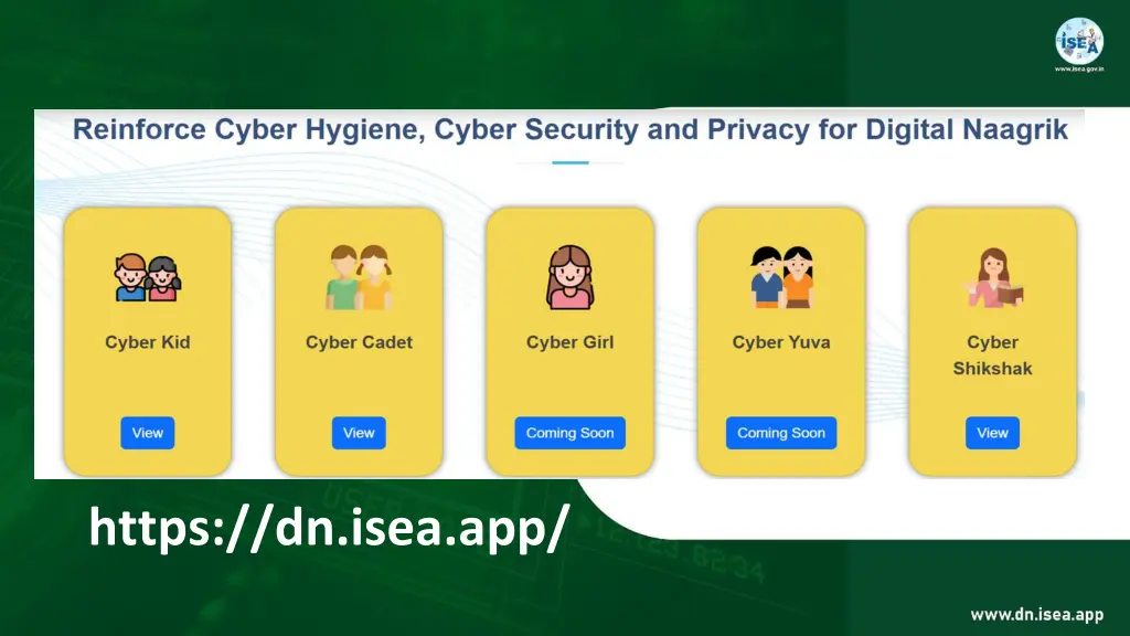 https dn isea app