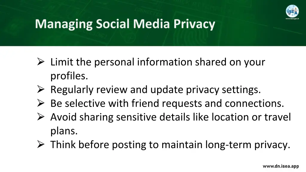 managing social media privacy