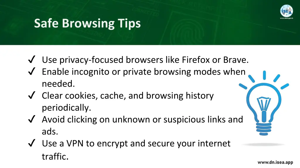 safe browsing tips