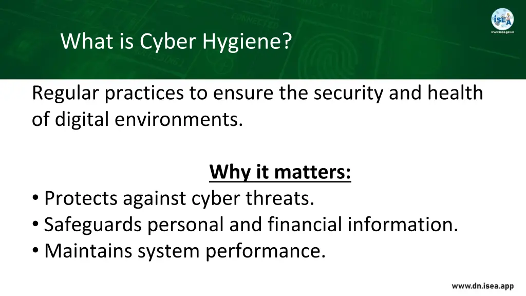 what is cyber hygiene