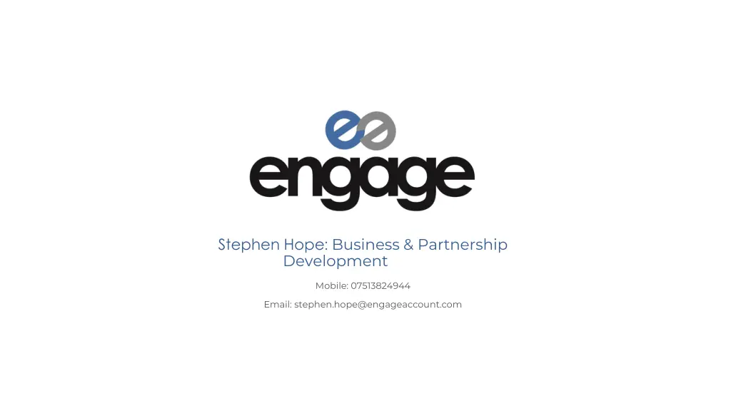 stephen hope business partnership development
