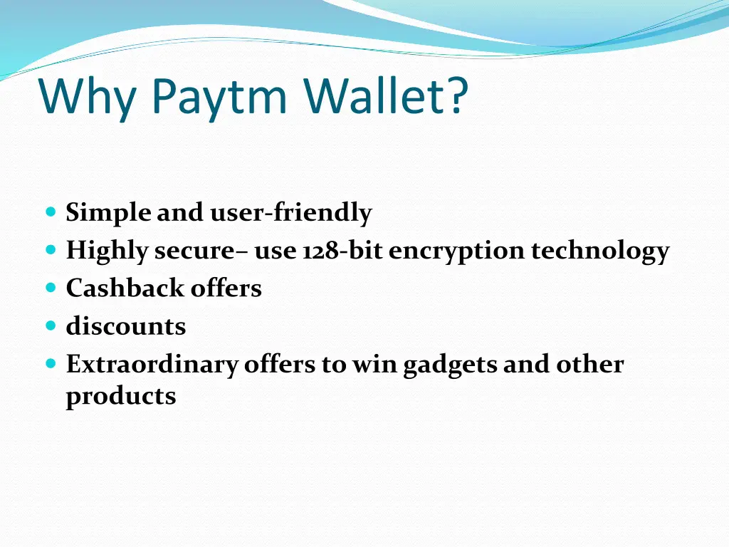 why paytm wallet