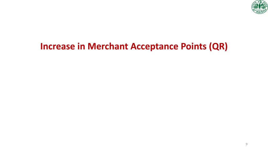 increase in merchant acceptance points qr