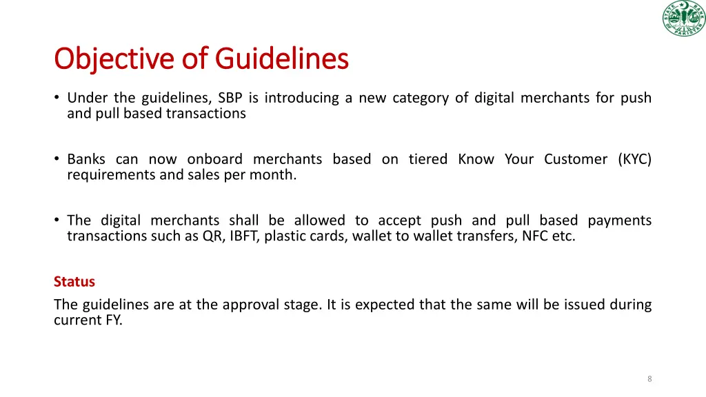 objective of guidelines objective of guidelines