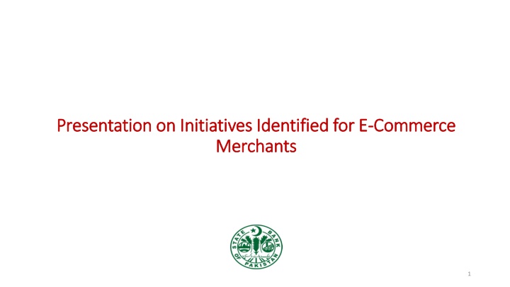 presentation on initiatives identified