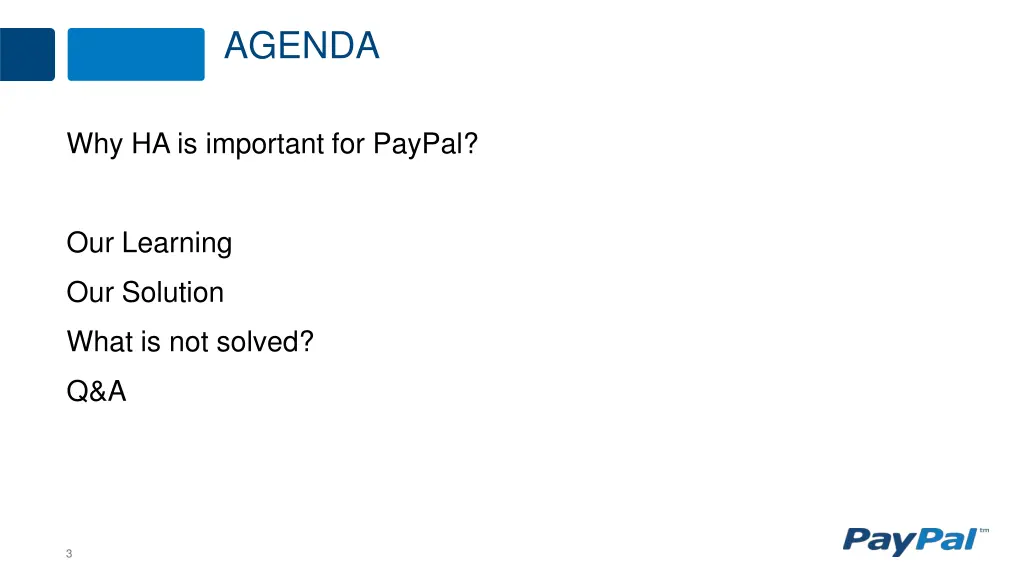 agenda