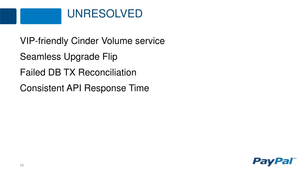 unresolved