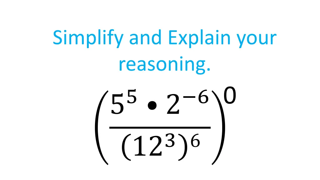 simplify and explain your reasoning