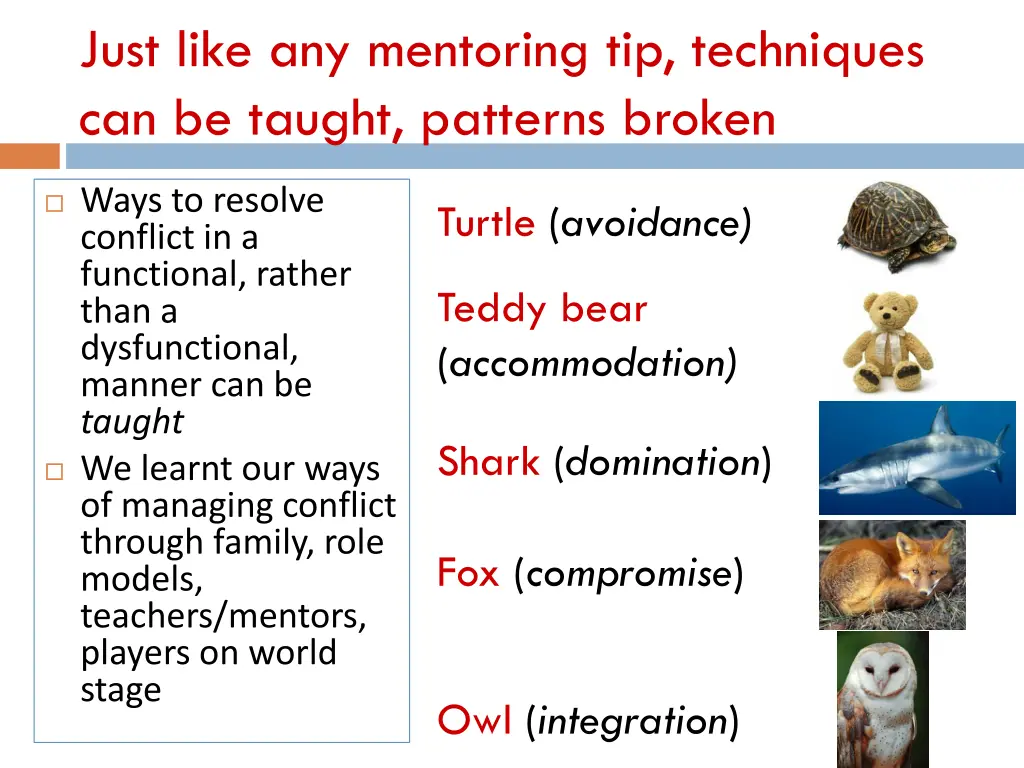 just like any mentoring tip techniques