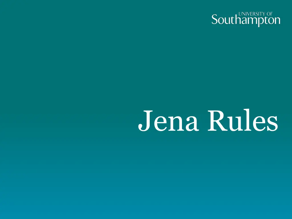 jena rules