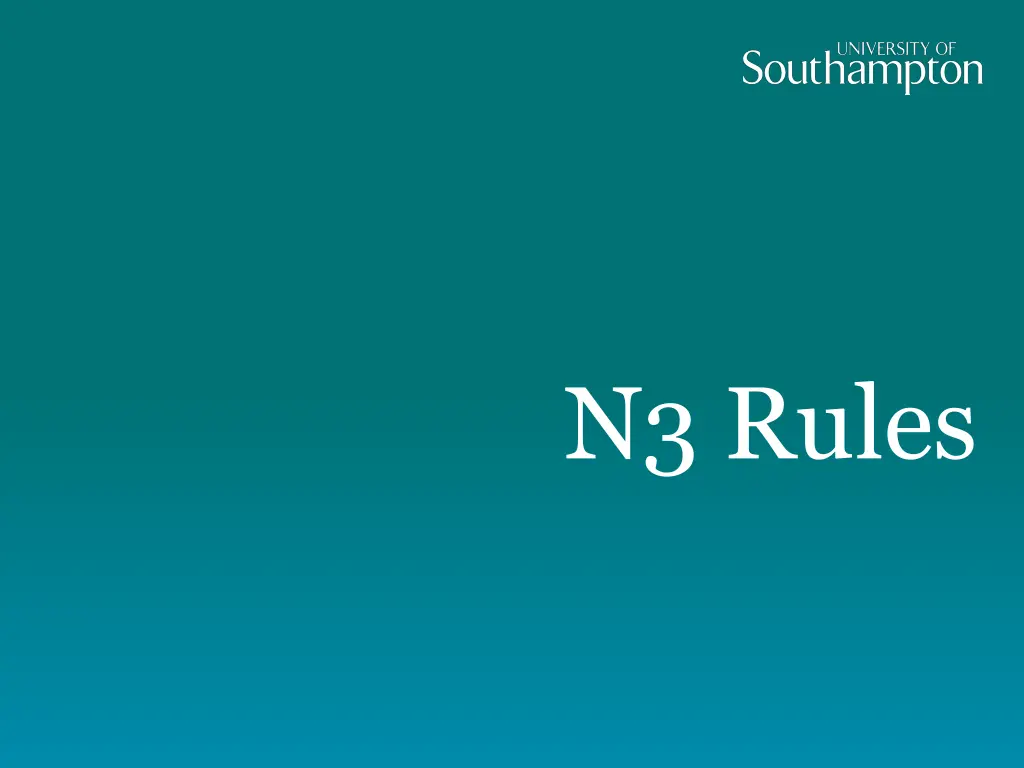 n3 rules