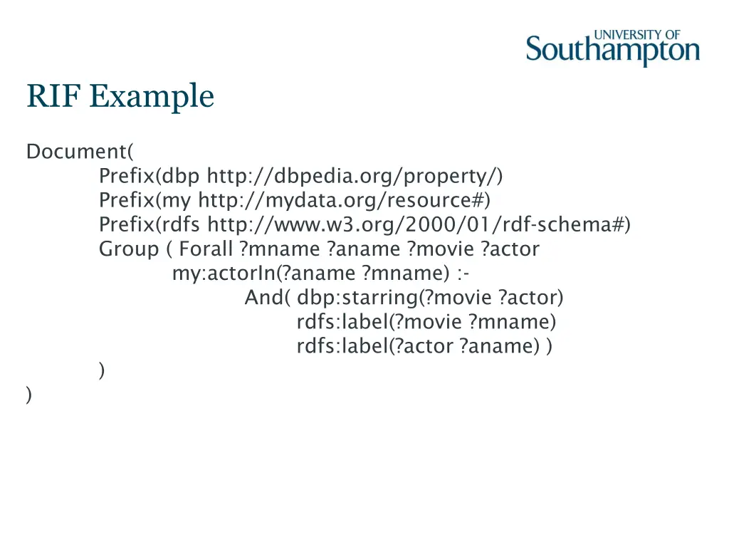 rif example 1
