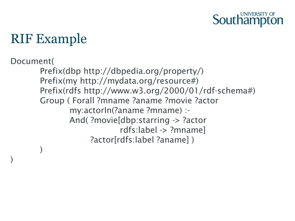 rif example 2