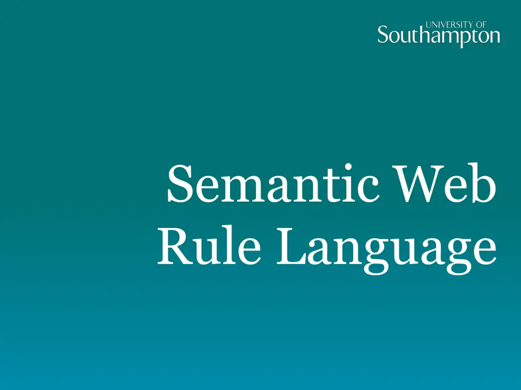 semantic web rule language