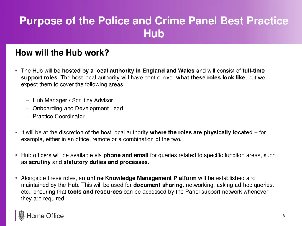 purpose of the police and crime panel best 1
