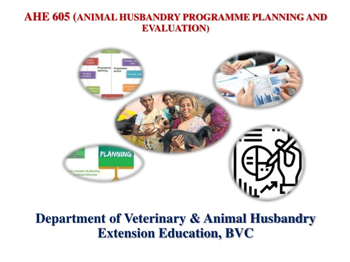 ahe 605 animal husbandry programme planning