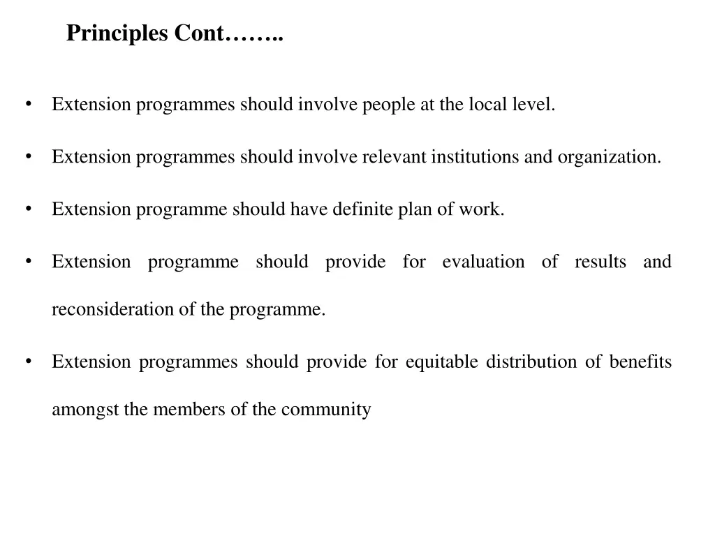principles cont