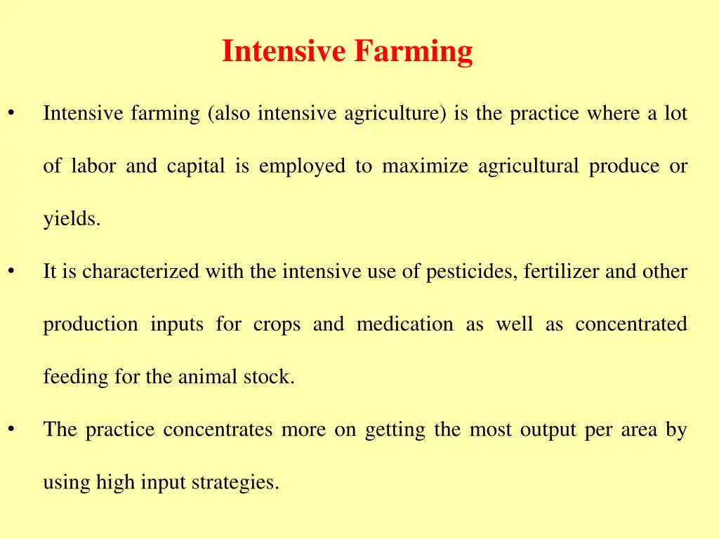 intensive farming 1