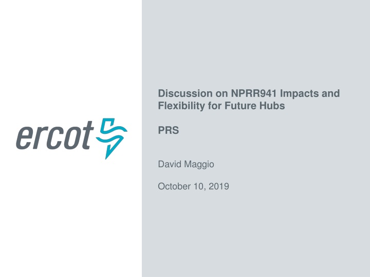 discussion on nprr941 impacts and flexibility