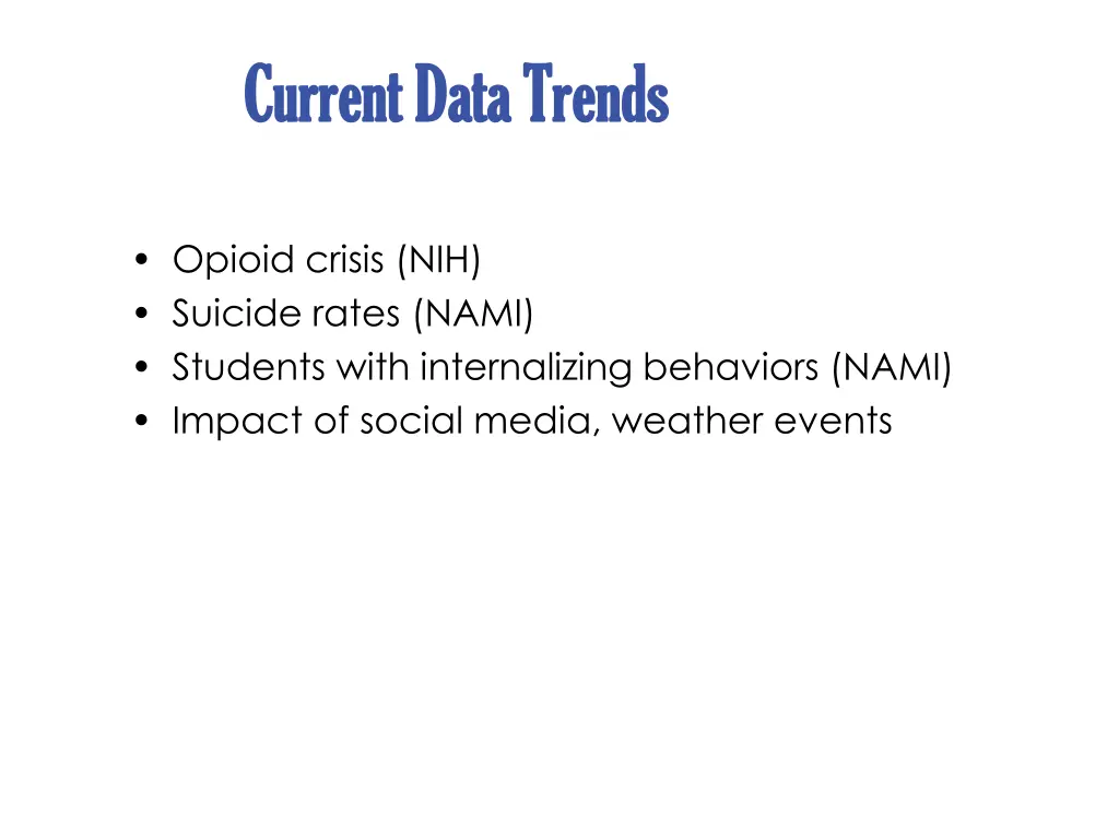 current data trends current data trends
