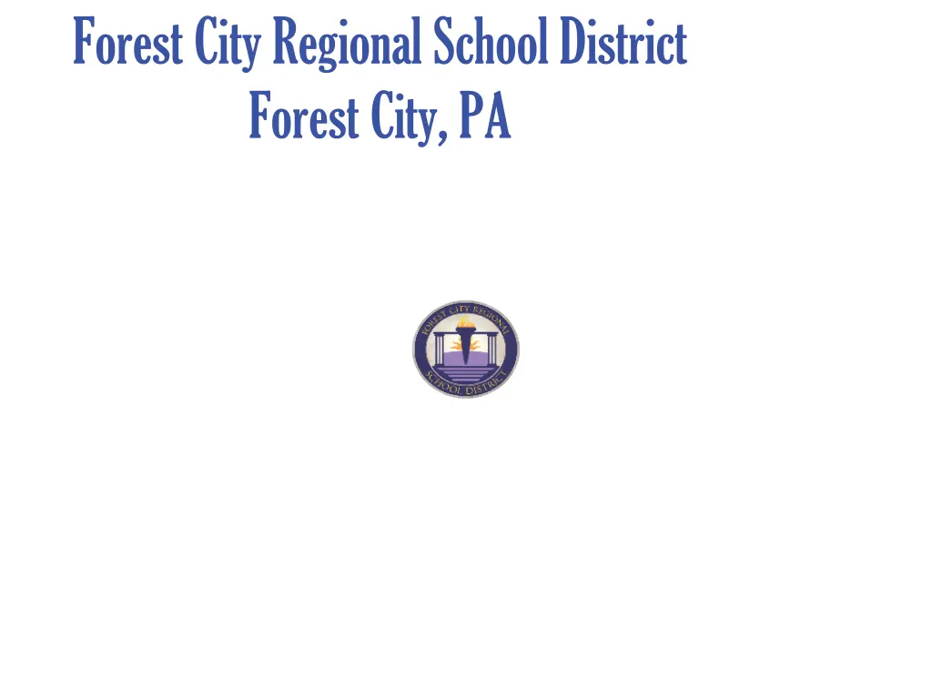 forest city regional school district forest city