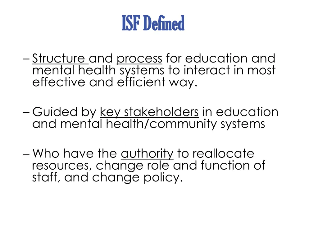 isf defined isf defined