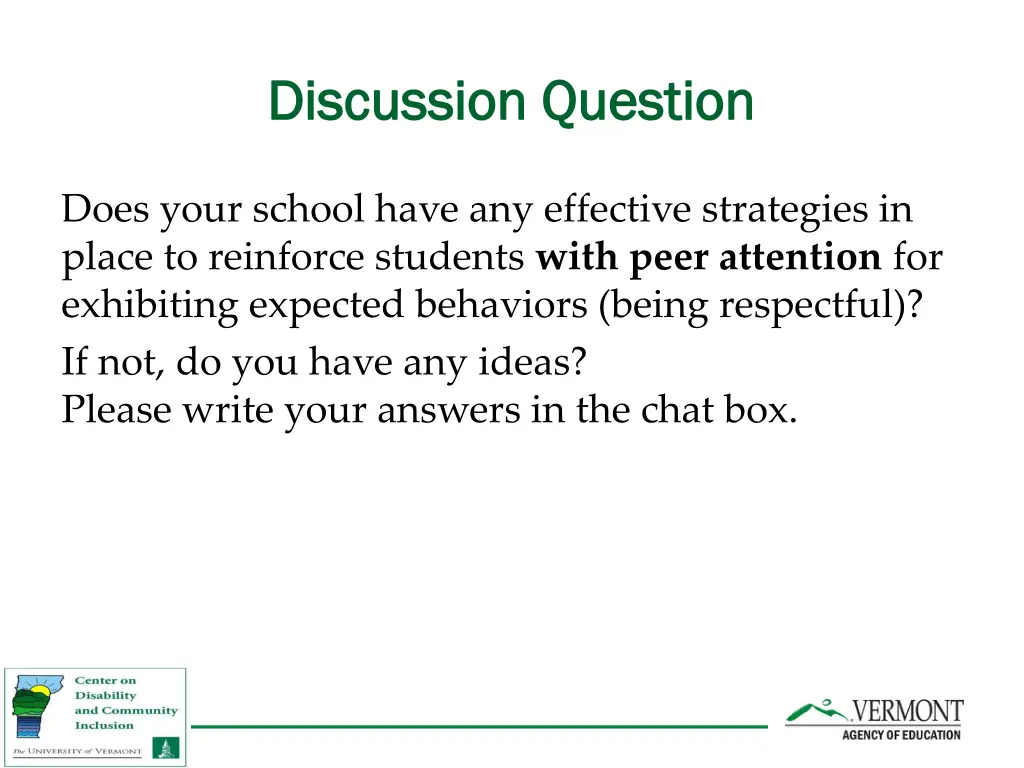 discussion question discussion question