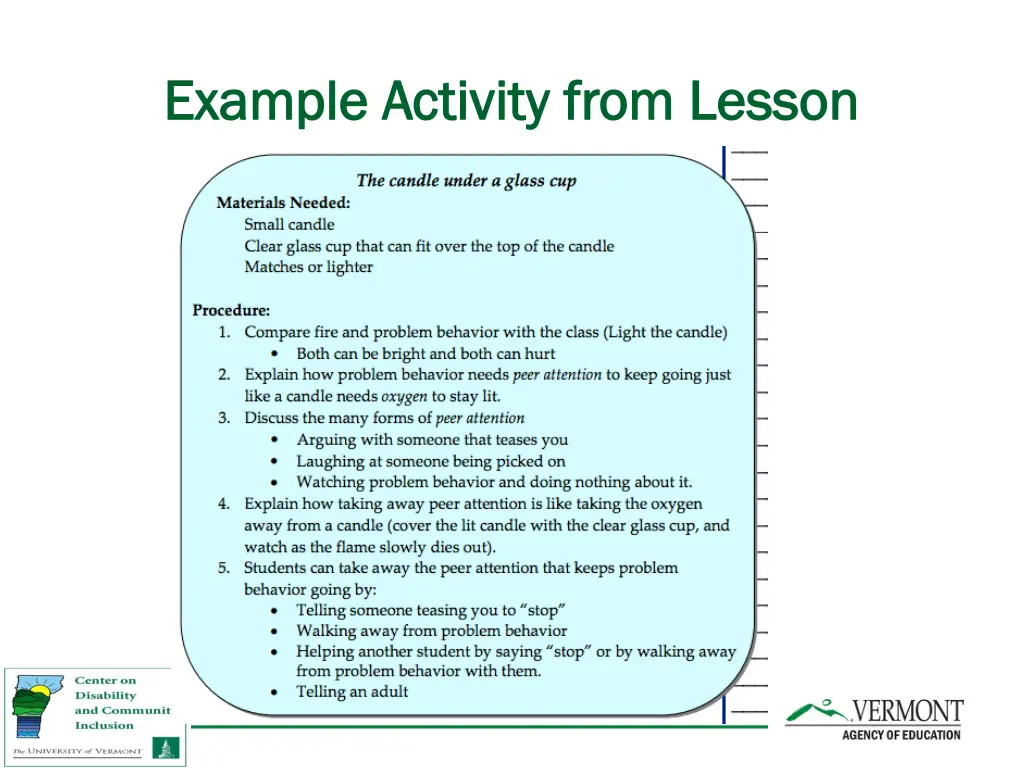 example activity from lesson example activity