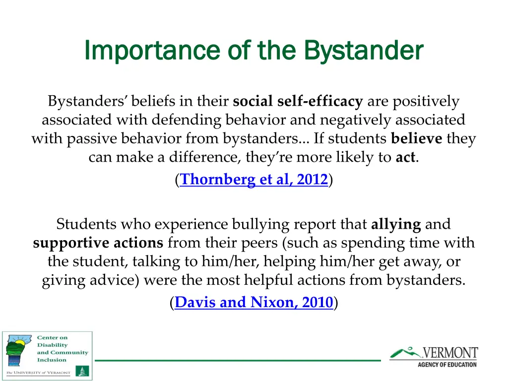 importance of the bystander importance 1