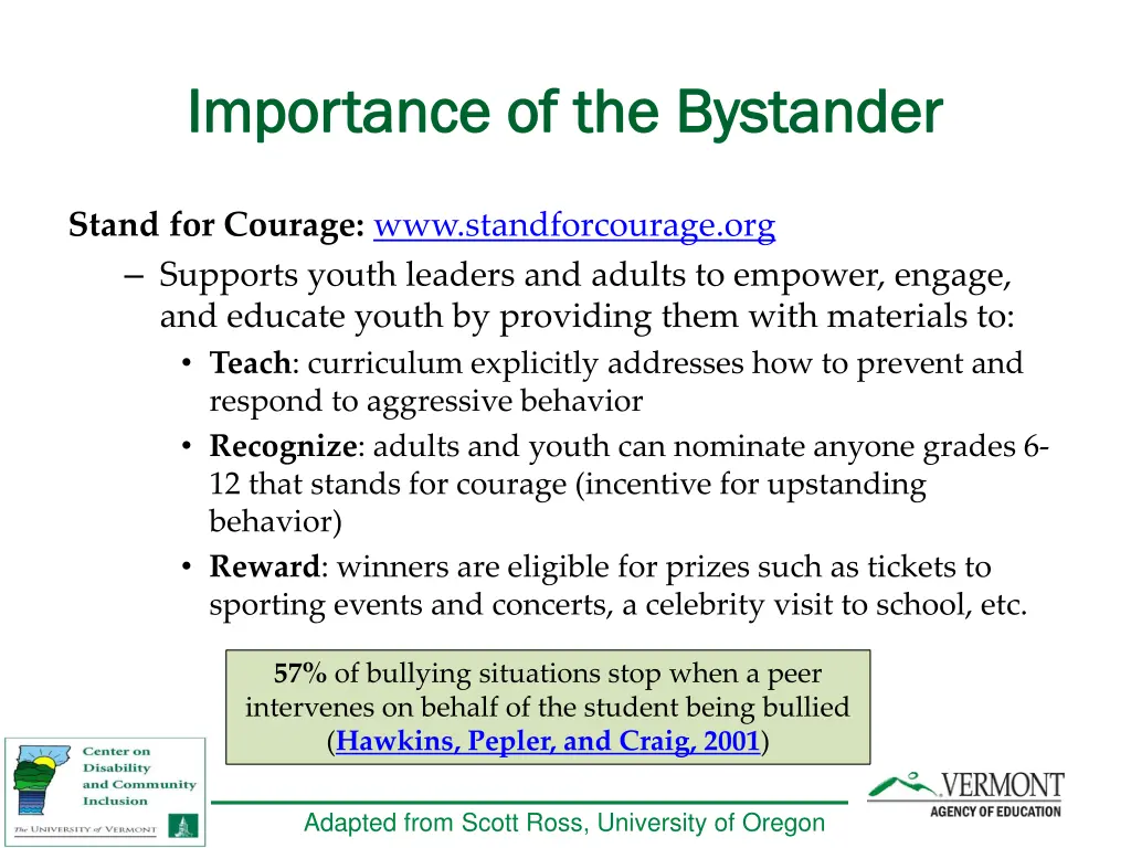 importance of the bystander importance