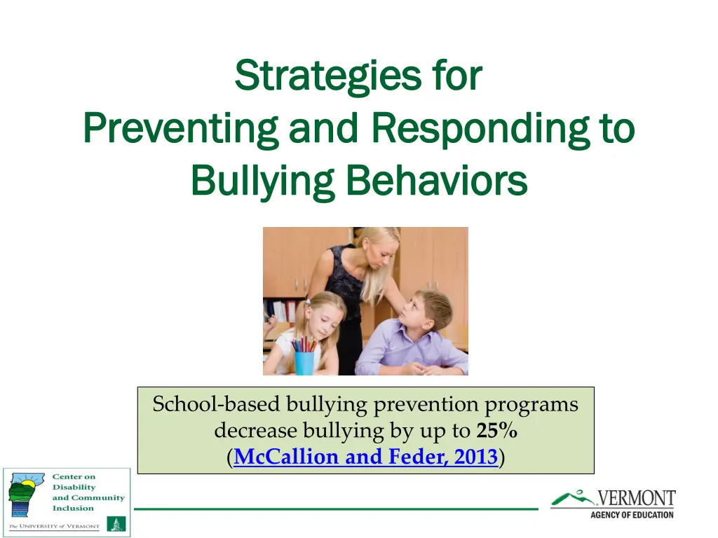 strategies for strategies for and responding