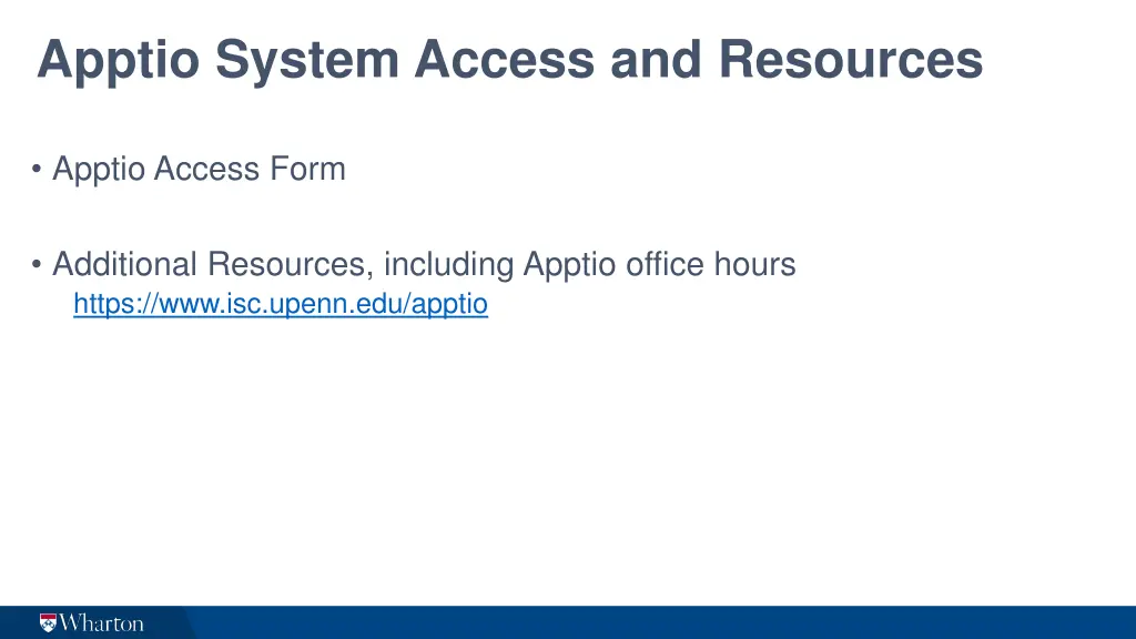 apptio system access and resources