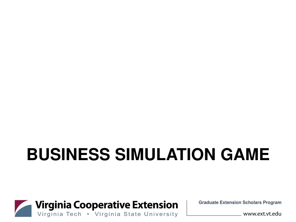 business simulation game