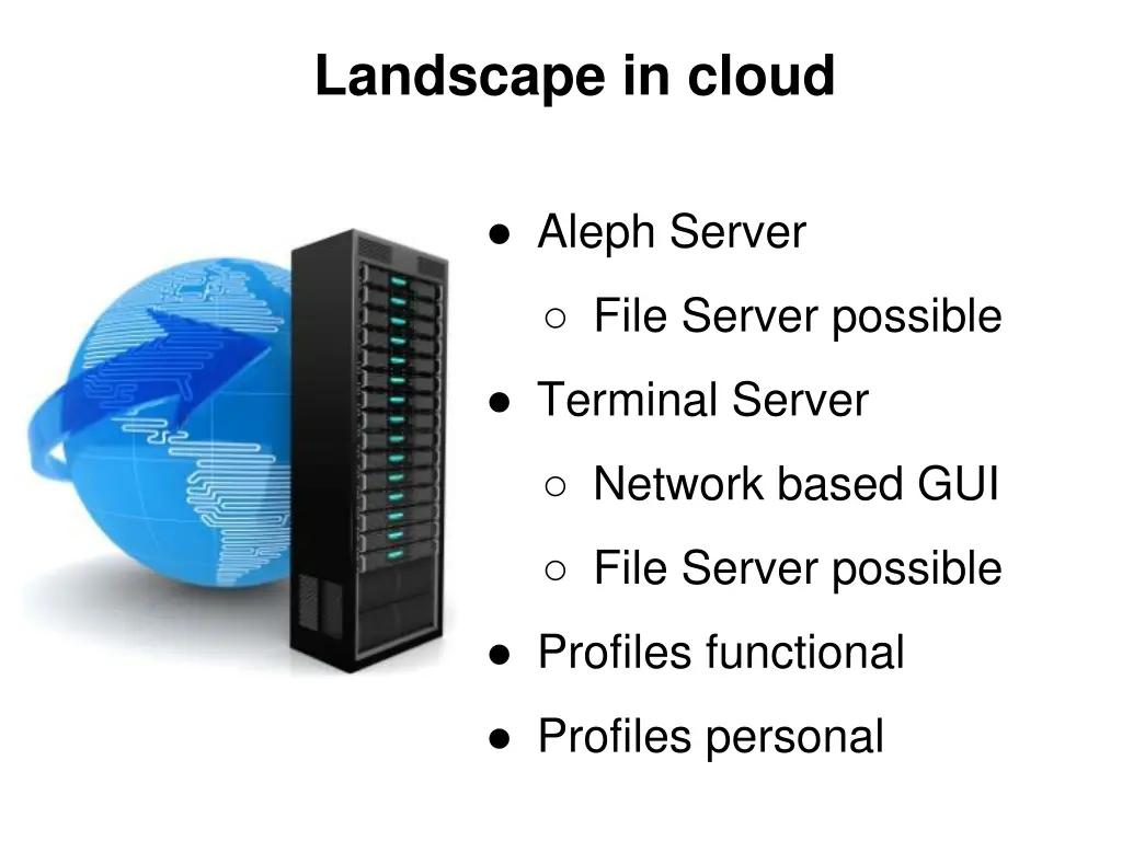 landscape in cloud