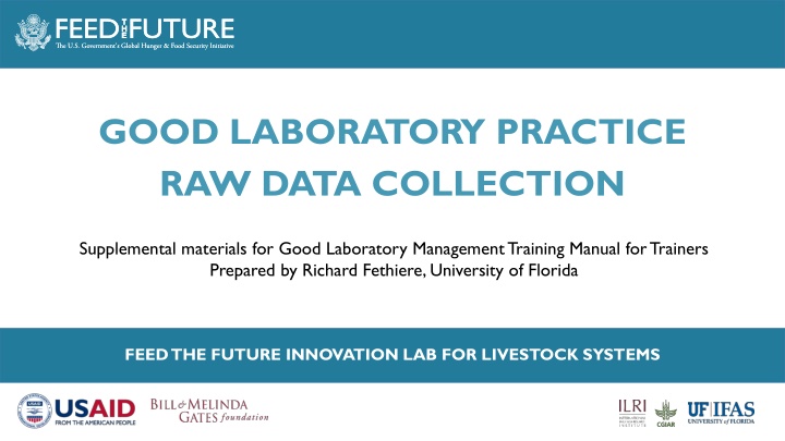 good laboratory practice raw data collection