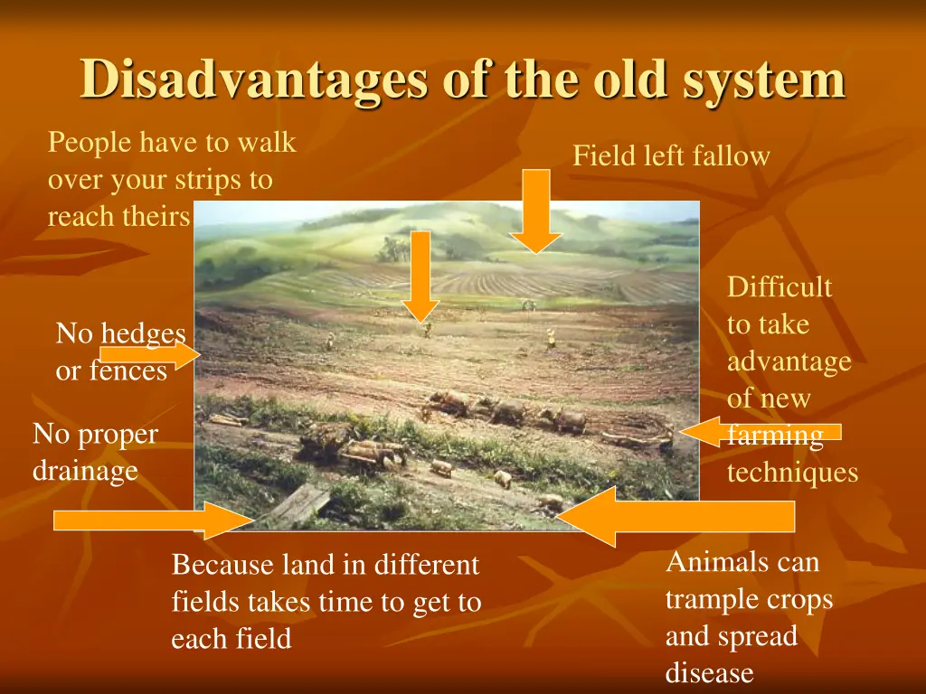 disadvantages of the old system people have